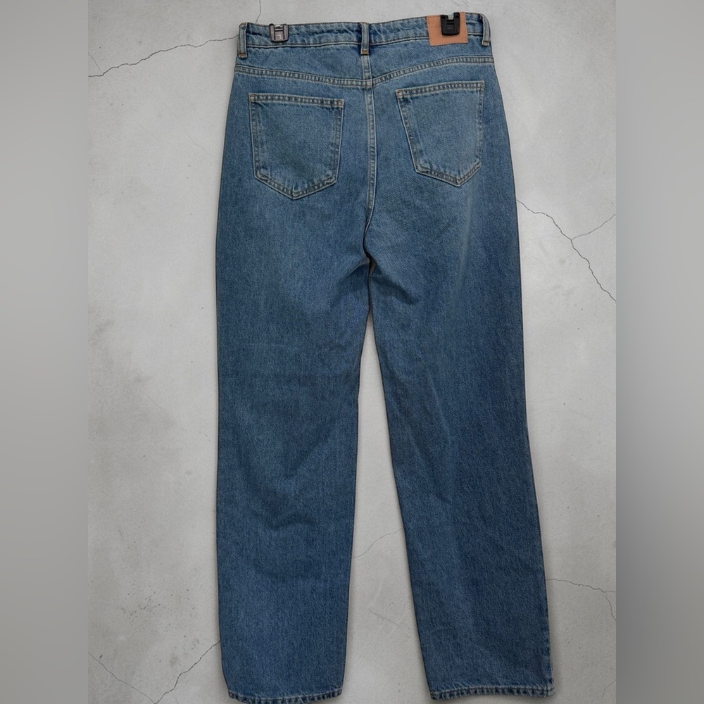 Zara Women’s Blue Straight-Leg Jeans